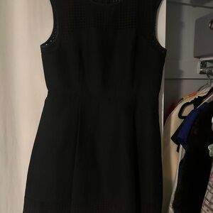 J. Crew Black Sheath Mini Dress Sleeveless